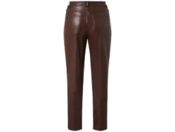 Damen Hose, in Lederoptik