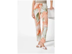 Damen Hose mit Leinen