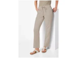 Damen Hose mit Leinen