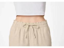 Damen Hose mit Leinen