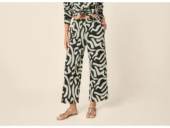 Damen Hose mit Leinen