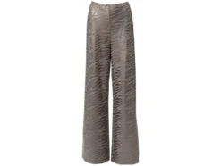 Damen Hose, Wide Leg, mit Metallic-Animal-Schimmereffekt