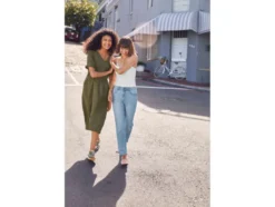 Damen Jeans, Mom Fit, hohe Leibhöhe