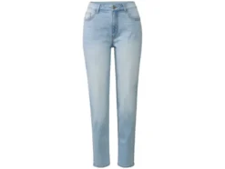 Damen Jeans, Mom Fit, hohe Leibhöhe
