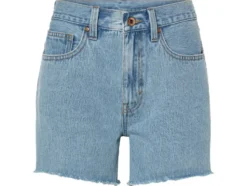 Damen Jeansshorts, hohe Leibhöhe