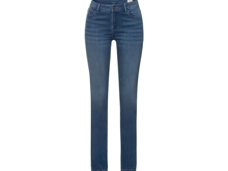 Damen Jeans, Slim Fit, normale Leibhöhe