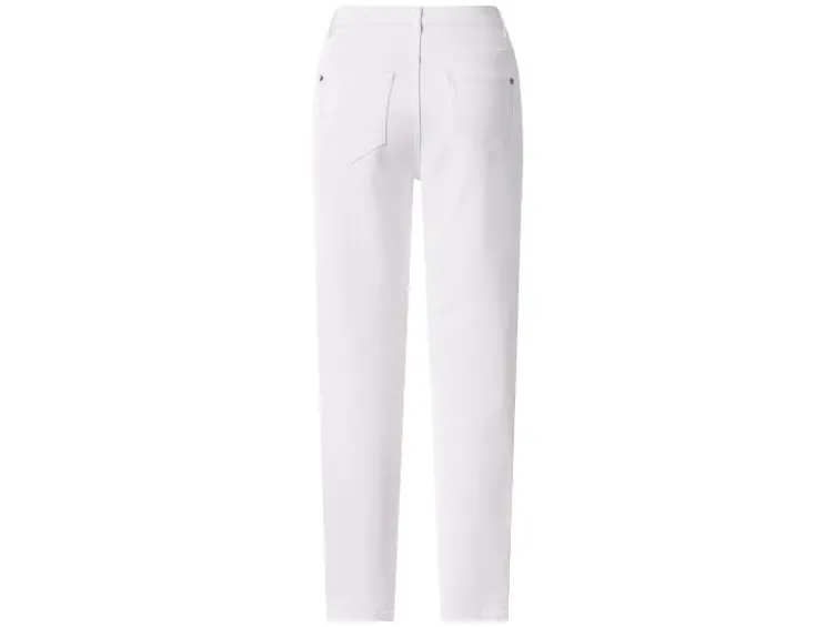 Damen Jeans, Straight Fit, hohe Leibhöhe