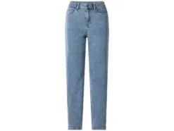 Damen Jeans, Straight Fit, hohe Leibhöhe