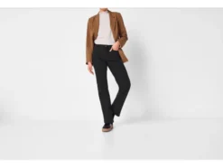 Damen Jeans, Straight Fit, hohe Leibhöhe