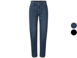 Damen Jeans, Straight Fit, hohe Leibhöhe