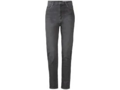 Damen Jeans, Straight Fit, hohe Leibhöhe