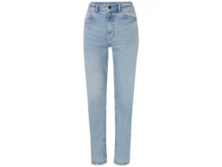 Damen Jeans, Straight Fit, hohe Leibhöhe