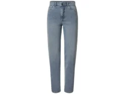 Damen Jeans, Straight Fit, hohe Leibhöhe