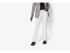 Damen Jeans, Straight Fit, hohe Leibhöhe