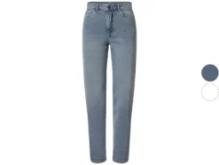Damen Jeans, Straight Fit, hohe Leibhöhe
