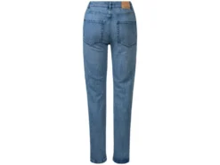 Damen Jeans, Straight Fit, mit hoher Leibhöhe