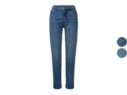 Damen Jeans, Straight Fit, mit hoher Leibhöhe