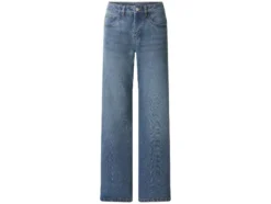 Damen Jeans, Wide Leg, hohe Leibhöhe