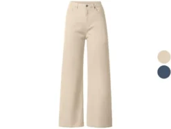Damen Jeans, Wide Leg, hohe Leibhöhe