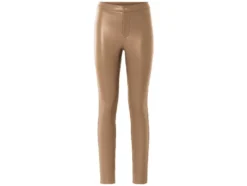 Damen Leder-Jeggings, Slim Fit, normale Leibhöhe