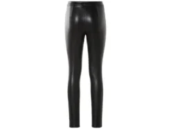 Damen Leder-Jeggings, Slim Fit, normale Leibhöhe