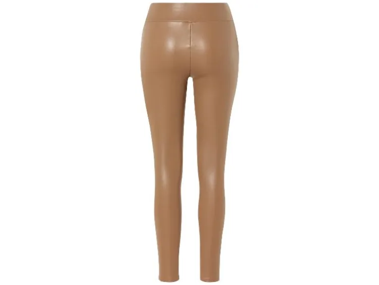 Damen Leggings, in Lederoptik