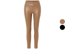 Damen Leggings, in Lederoptik