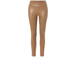 Damen Leggings, in Lederoptik