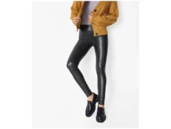 Damen Leggings in modischer Leder- oder Schlangenlederoptik