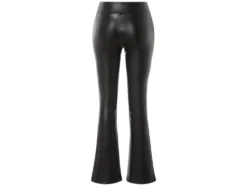 Damen Leggings / Schlaghose, in Lederoptik