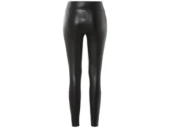 Damen Leggings / Schlaghose, in Lederoptik