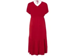 Damen Maxi-Kleid, mit recyceltem Material