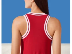 Damen Midikleid in Pikee-Qualität