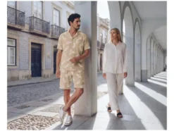 Damen Musselin-Hose