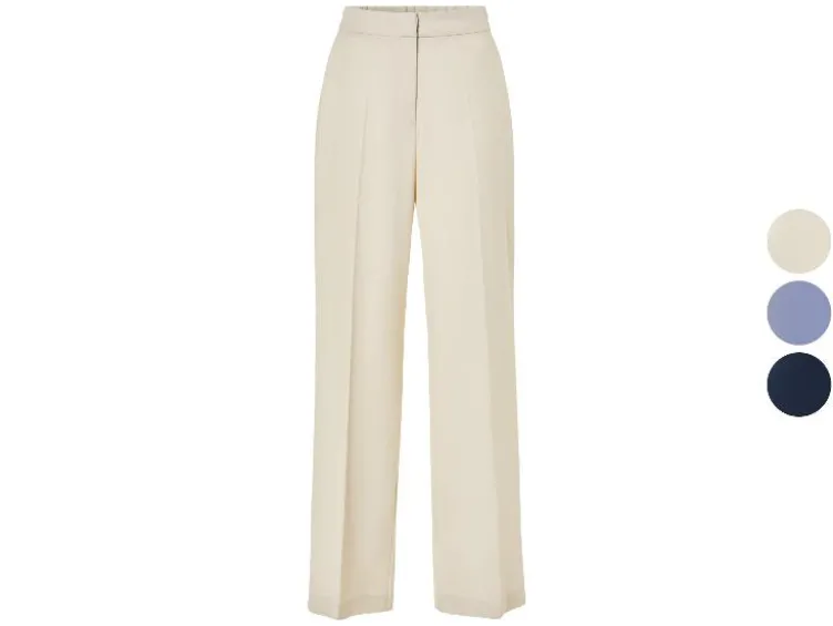 Damen Palazzo-Hose mit Bügelfalte