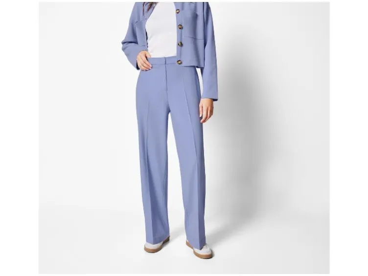 Damen Palazzo-Hose mit Bügelfalte