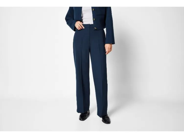 Damen Palazzo-Hose mit Bügelfalte