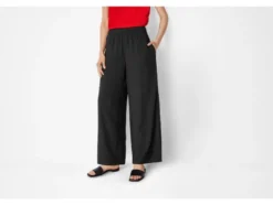 Damen Palazzo-Hose, weites Bein