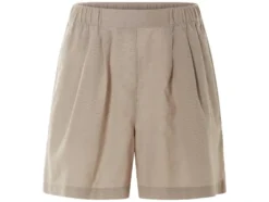 Damen Paperbag-Shorts mit Leinen