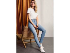Damen Po-Push-Up Jeans, Super Skinny Fit, normale Leibhöhe