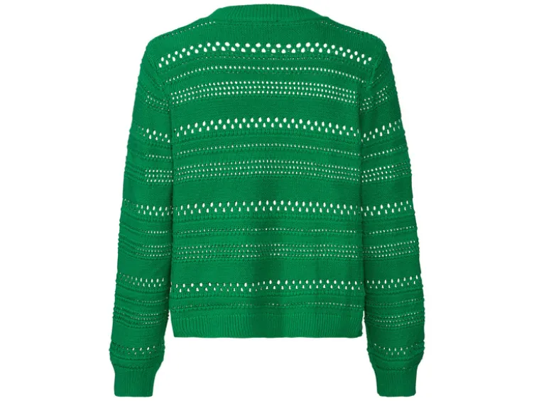 Damen Pullover mit Lochstrick