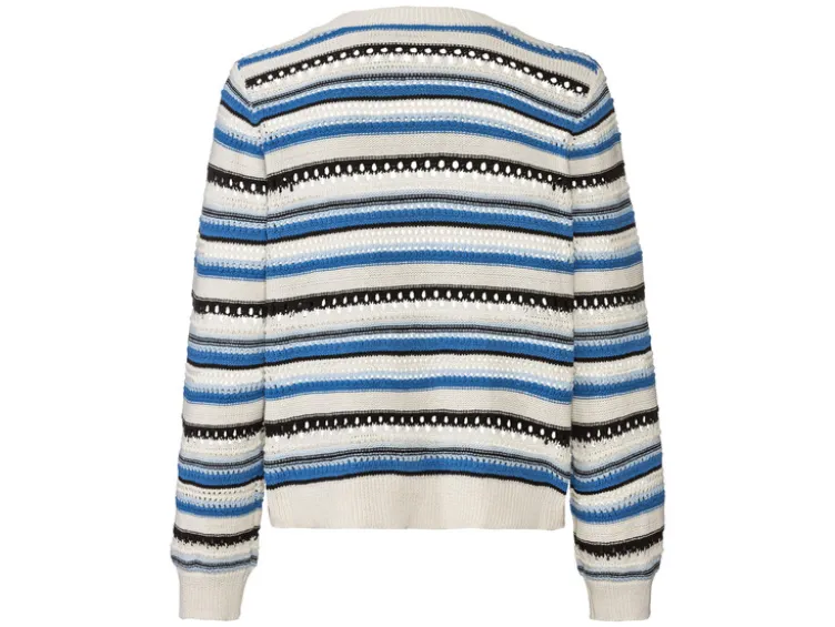 Damen Pullover mit Lochstrick