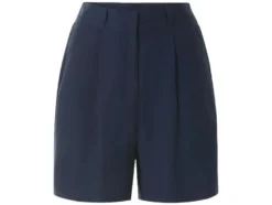 Damen Shorts, mit modischen Bundfalten