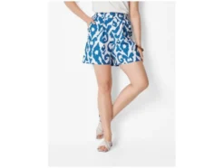 Damen Shorts, mit modischen Bundfalten