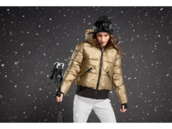 Damen Skijacke, im trendigen Cropped-Schnitt