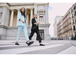 Damen Slacks, mit Bügelfalte