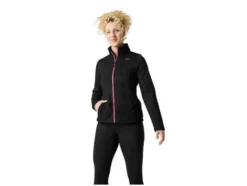 Damen Strick-Fleecejacke mit seitlichen Eingrifftaschen