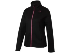 Damen Strick-Fleecejacke mit seitlichen Eingrifftaschen