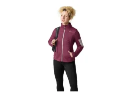 Damen Strick-Fleecejacke mit seitlichen Eingrifftaschen