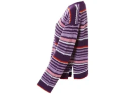 Damen Strickpullover, mit Seitenschlitzen